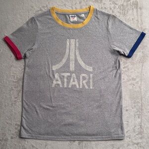 Junk Food Atari Shirt Size S Video Game Nerd Gamer Tee Retro T-Shirt Y2K style
